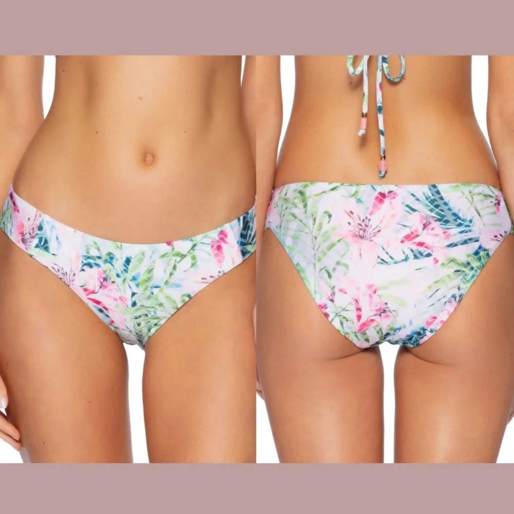 NEW Becca [ XL ] Lush Lagoon American Bikini Bottoms‎ in Floral